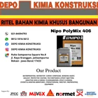 Nipo Polymix 406 Bahan Waterproofing 1