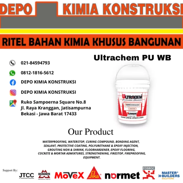 Ultrachem Polyurethane WB Bahan Waterproofing