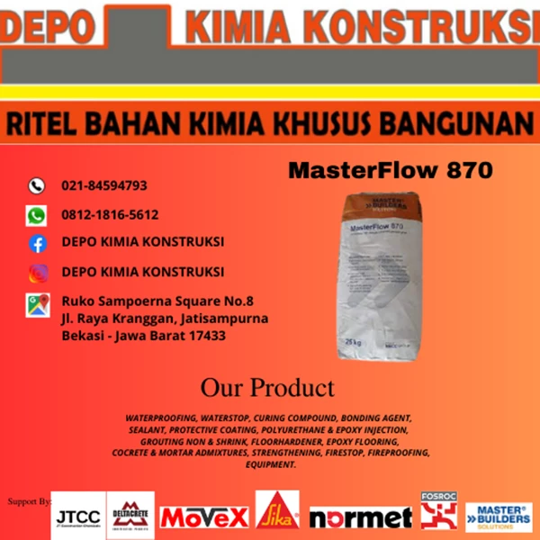Master Builder Solutions MASTERFLOW 870 Semen