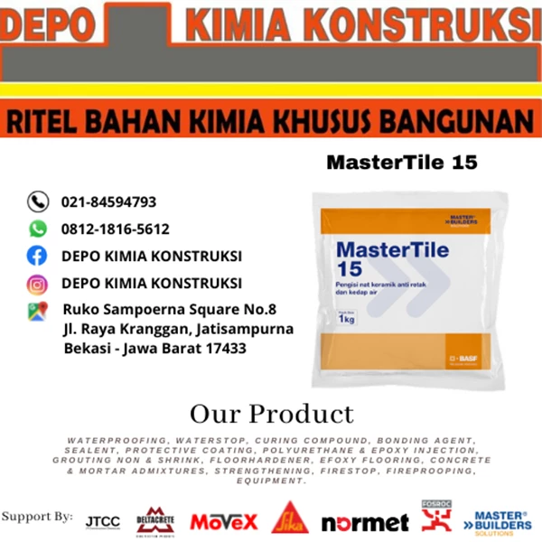 MASTER TILE Tile adhesives and Tile grouts