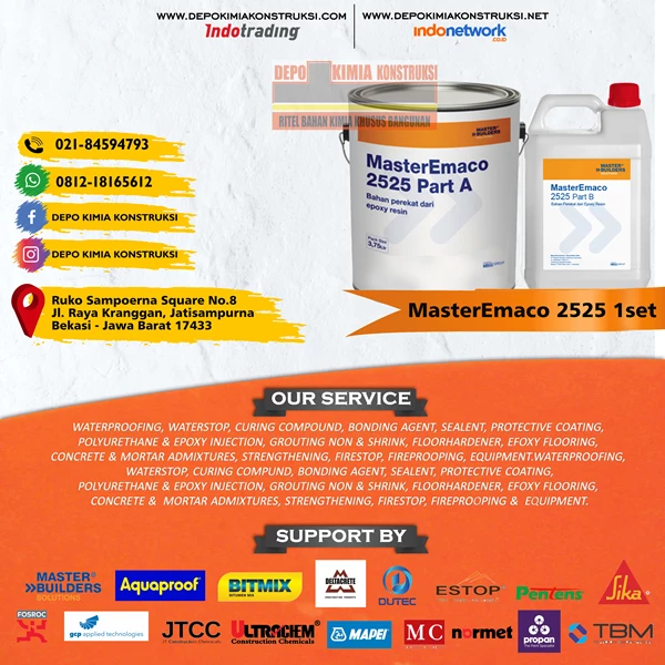MasterEmaco 2525 Adhesive of Epoxy resin