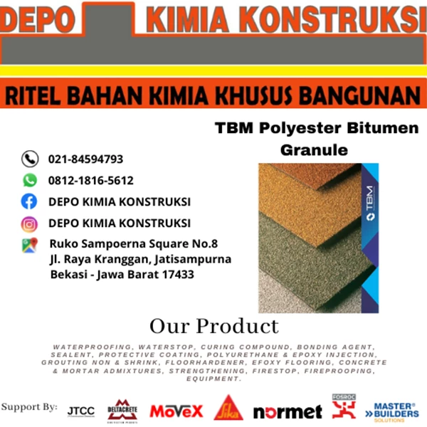 TBM PBG ( Polyester Bitumen Granule )