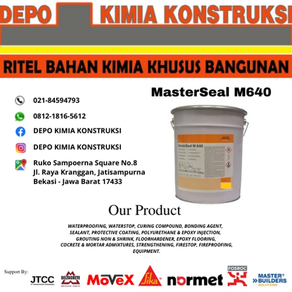 MasterSeal M640 PU Liquid Membrane Waterproofing