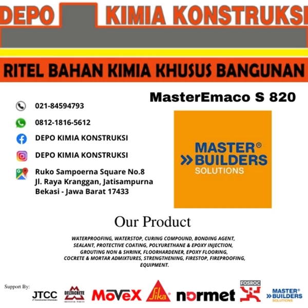 MasterEmaco S 820 Shotcrete MBS 